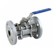 Stainless Steel Flange Three Piece Floating Ball Valve